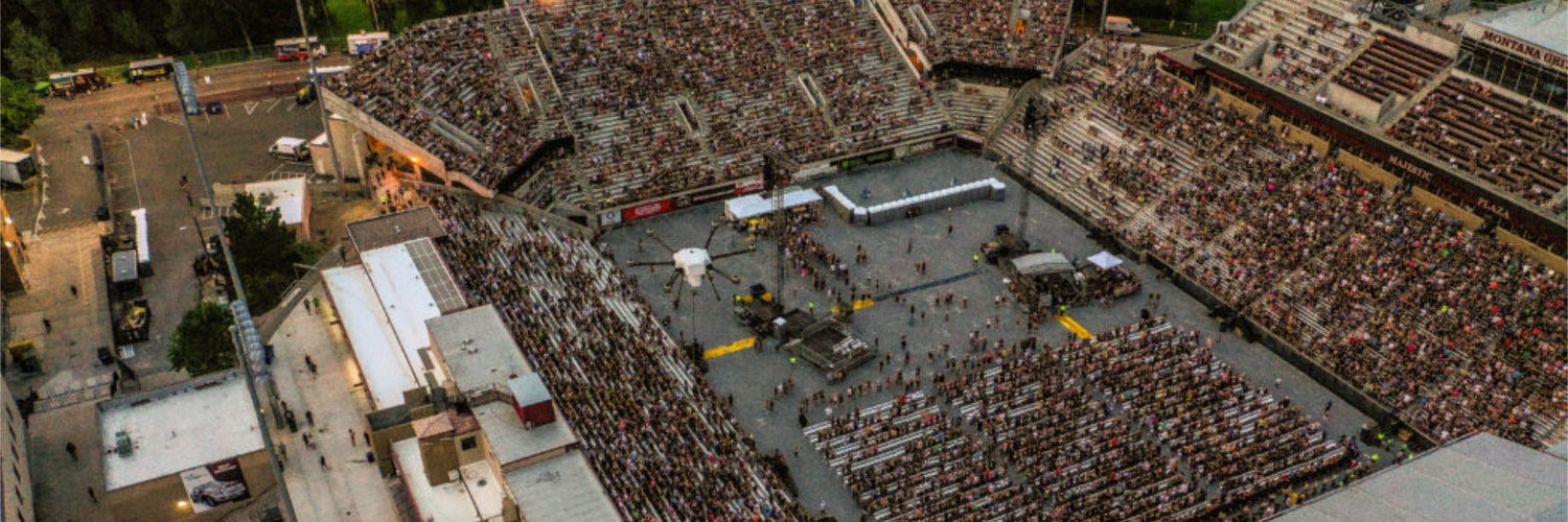 Elistair tethered drone provides security at a Guns N’ Roses concert