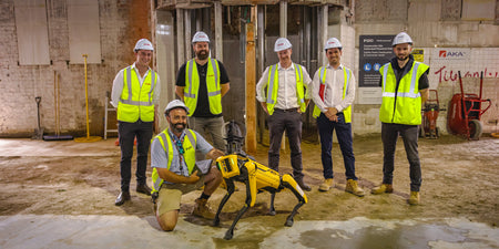 Boston Dynamics' Spot visits FDC Construction for Inspections